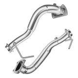 12-18 Jeep Wrangler JK 3.6L 2" Cat-Back Exhaust with Loop Relocation