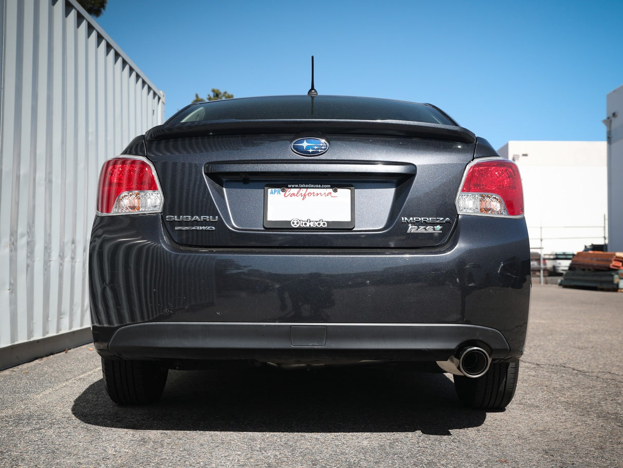 Takeda® (12-16) Subaru Impreza Sedan 304SS 2.25" Cat-Back Exhaust with 4" OD Tips