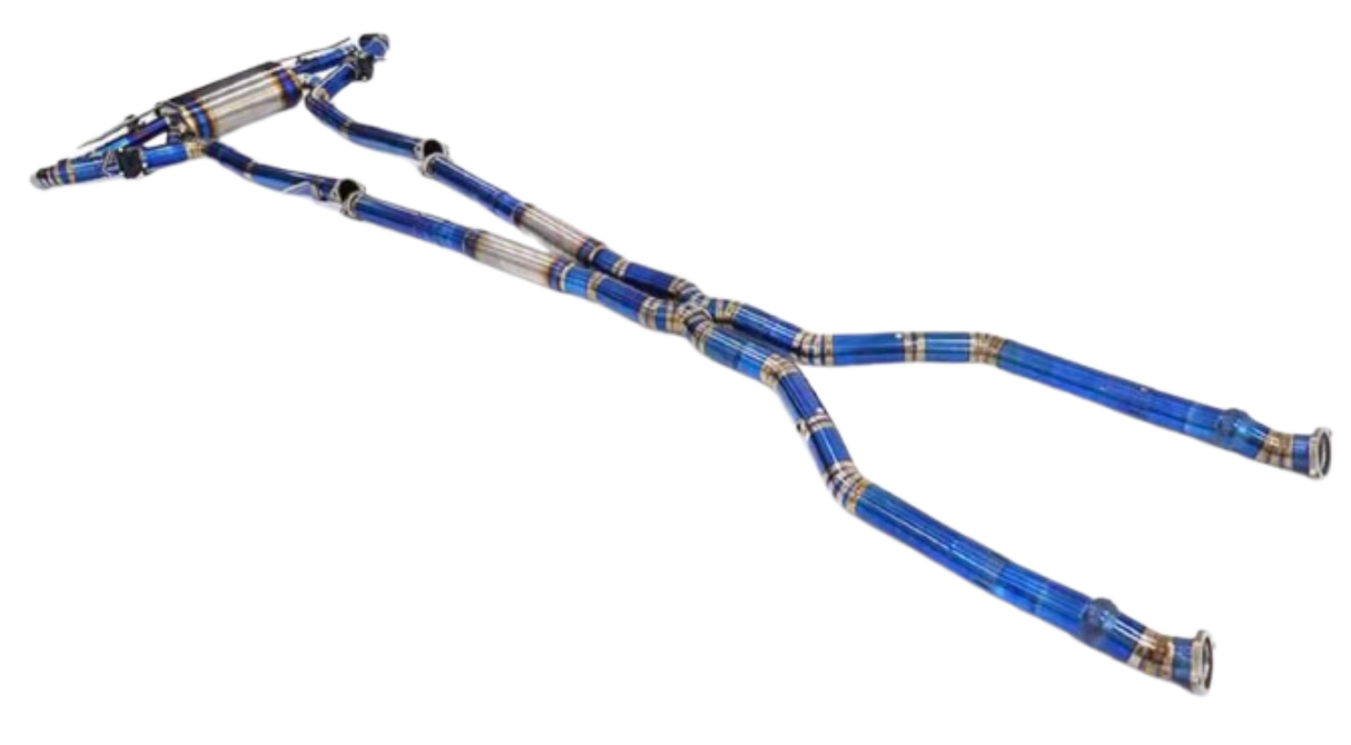 18-26 Lexus LC500 5.0L 2UR-GSE URZ100 Blue 3" Cat-Back Exhaust