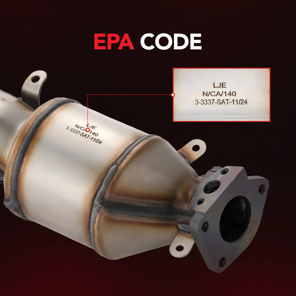 Acura/Honda 3.5L/3.7L 409SS EPA Catalytic Converter Kit