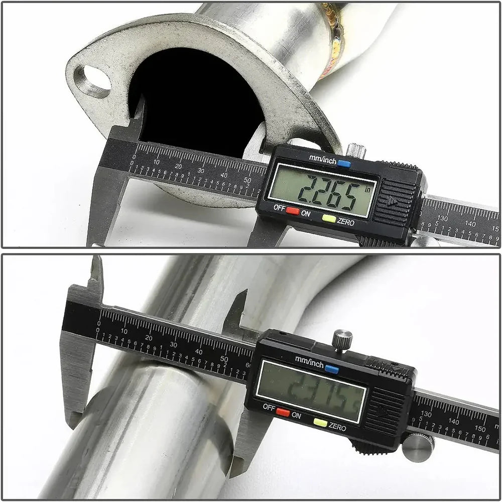 (92-00) Honda Civic 1.6L 2.25" Cat-Back Exhaust with 4" OD Burnt Tip