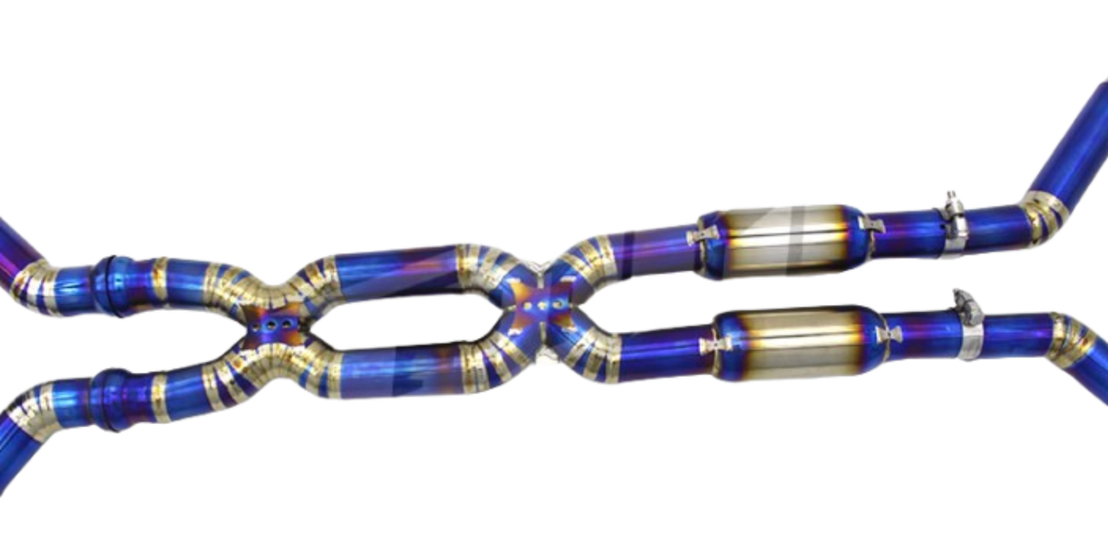 08-13 BMW M3 E90/E92/E93 S65B40 4.0L Titanium Cat-Back Exhaust

