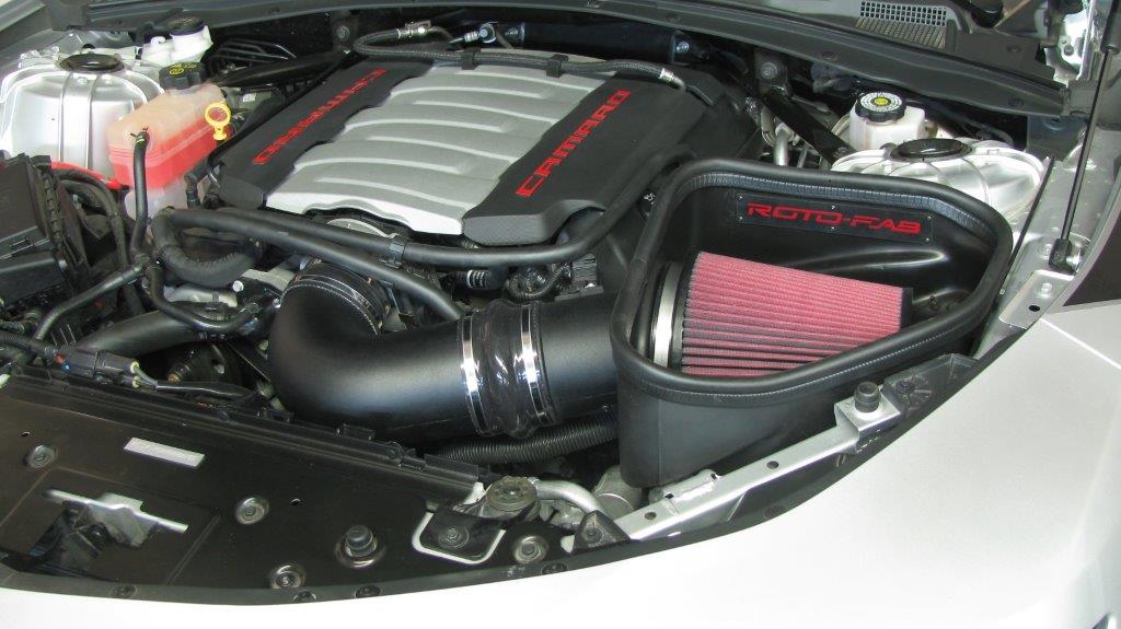 Roto-Fab® (16-24) Camaro SS Sound Tube Delete Cold Air Intake with Oiled Filter
