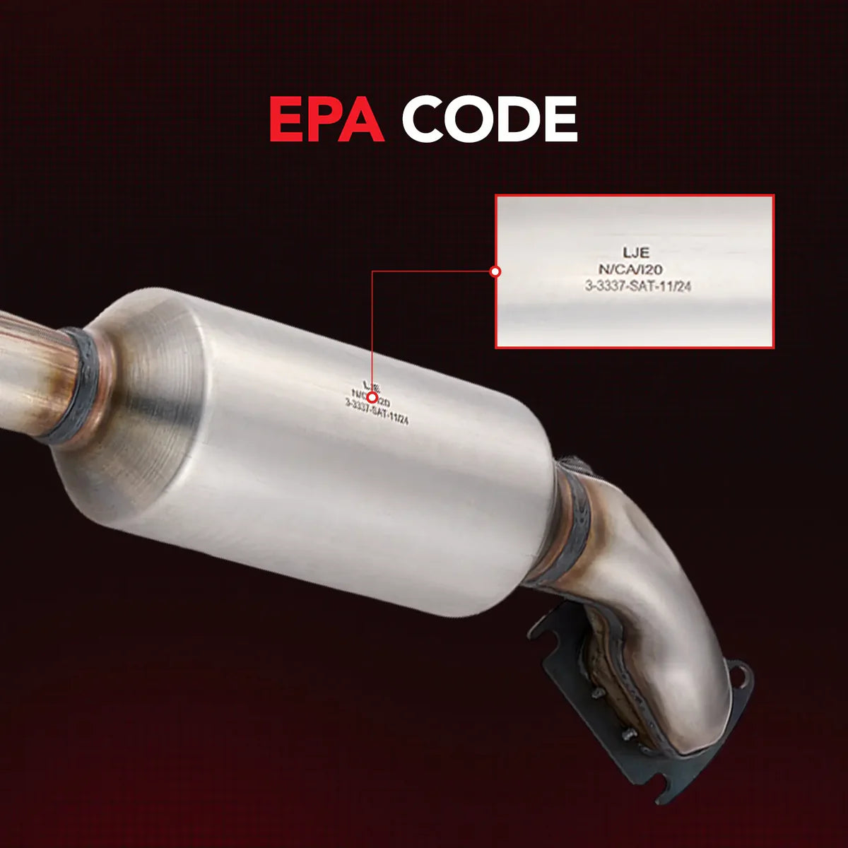 13-19 Durango/Grand Cherokee WK2 3.6L EPA Catalytic Converter