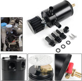 150mL Black Baffled Oil Can with Breather Filter/Drain Valves (2-Port)