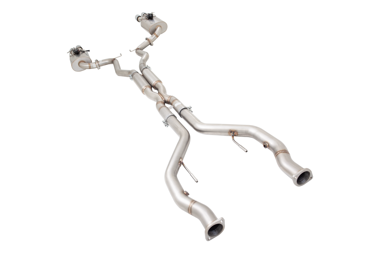 XForce Chevrolet PPV Caprice V8 304SS 3" Varex Valved Cat-Back Exhaust wiith Quad 4" OD Tips