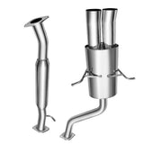 (91-95) BMW 325i E36 2.5L Cat-Back Exhaust with Chamered Muffler