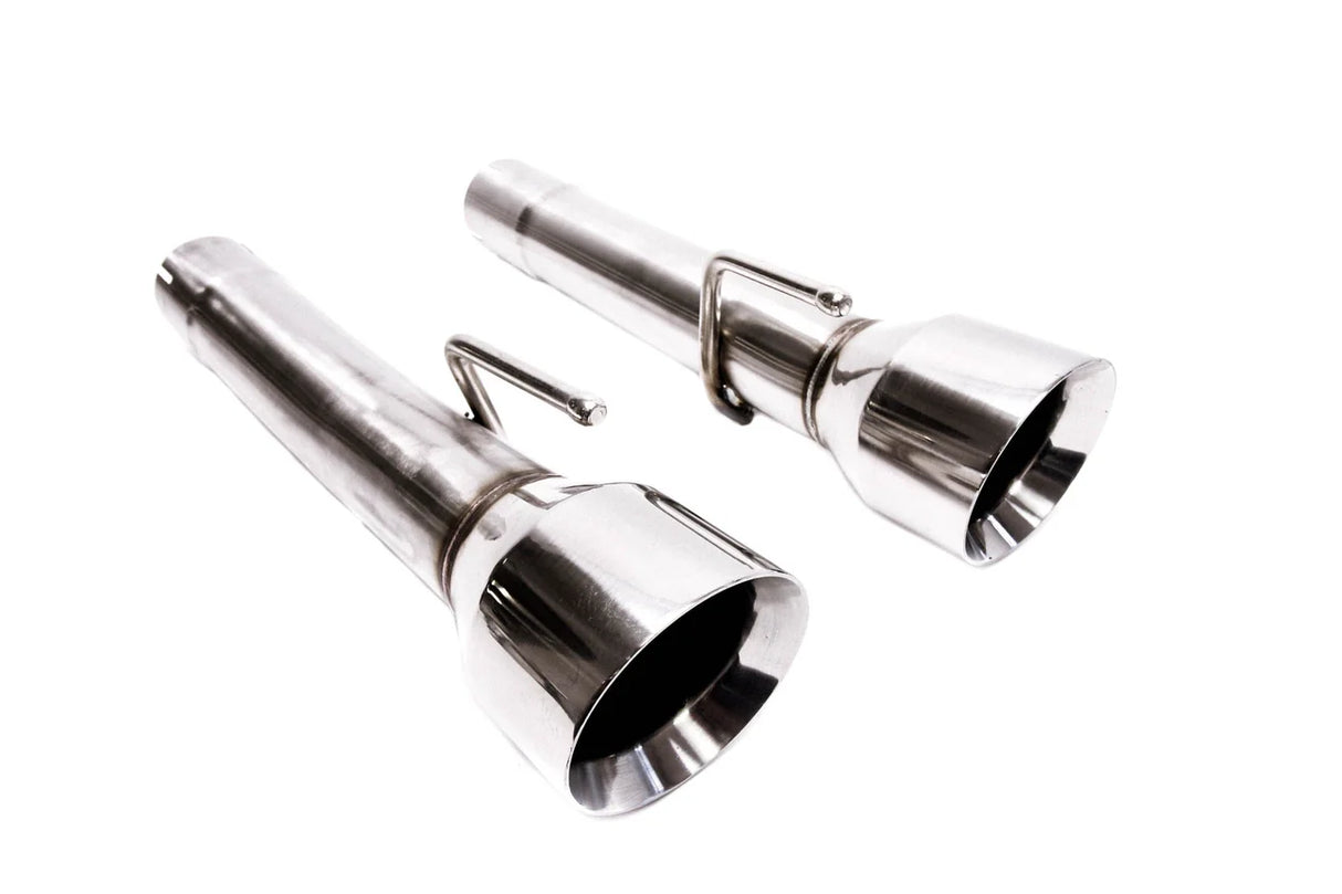 PLM® (15-23) Dodge Charger SRT 6.2L/6.4L Non-Resonated Axle-Back Exhaust with 4" OD Tips