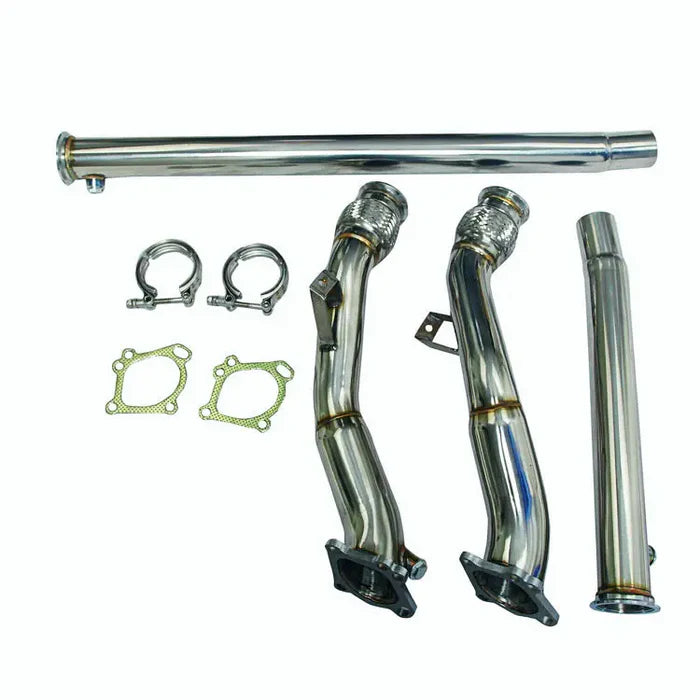 97-05 Audi A6 C5/S4 B5 2.7L V6 Catless Exhaust Down Pipes