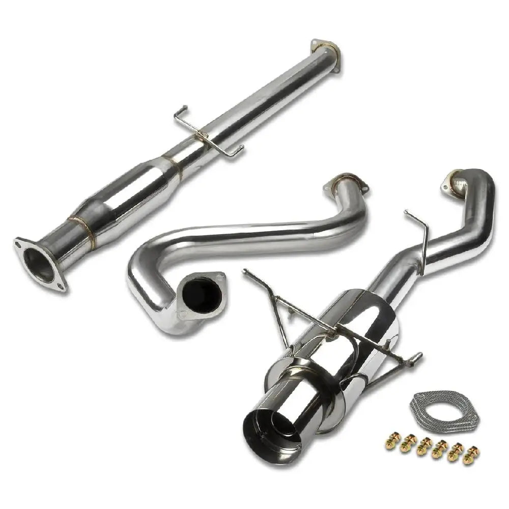 Flashark 07-12 Nissan Sentra SE-R Spec-V B16 2.5L Cat-Back Exhaust with 4" OD Tip
