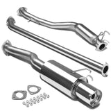 (06-11) Honda Civic 1.8L R18A1 2.25" Cat-Back Exhaust with 4" OD Burnt N1 Tip