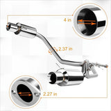 (03-06) Hyundai Tiburon 2.7L Cat-Back Exhaust with 4" OD Rolled Tips
