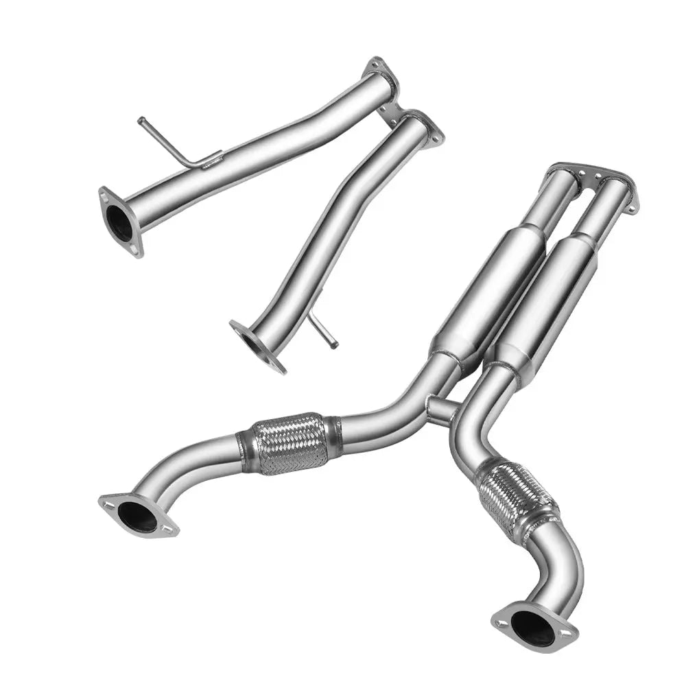 09-20 Nissan 370Z 3.7L VQ37VHR Dual Cat-Back Exhaust with 4" OD Burnt Tips