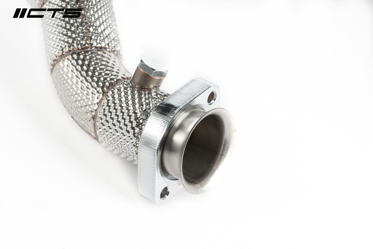 CTS Turbo® Mercedes-Benz C400/C450/C43/E450/E43 M276 304SS 3" 200 Cell High-Flow Catted Downpipe Set
