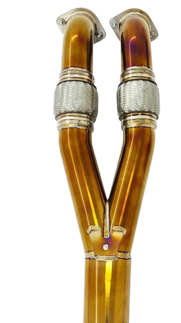 09-24 Nissan GT-R R35 VR38DETT Titanium Catless Exhaust Mid-Pipe