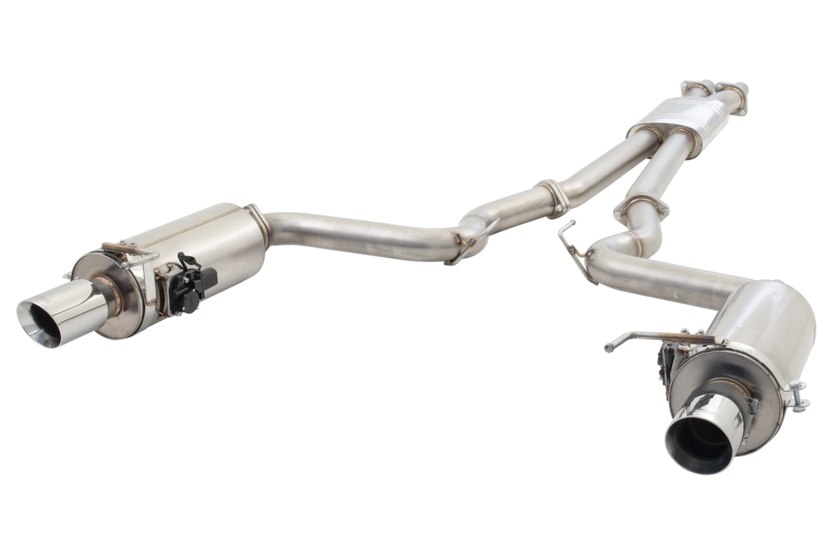 XForce (15-17) Mustang GT Fastback 304SS 3" Varex Valved Cat-Back Exhaust with 4" OD Tips