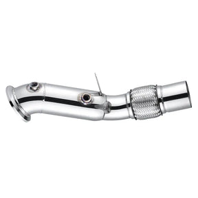 (15+) BMW/GR Supra B48B20 304SS 3" Catless Exhaust Down Pipe