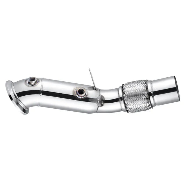 (15+) BMW/GR Supra B48B20 304SS 3" Catless Exhaust Down Pipe