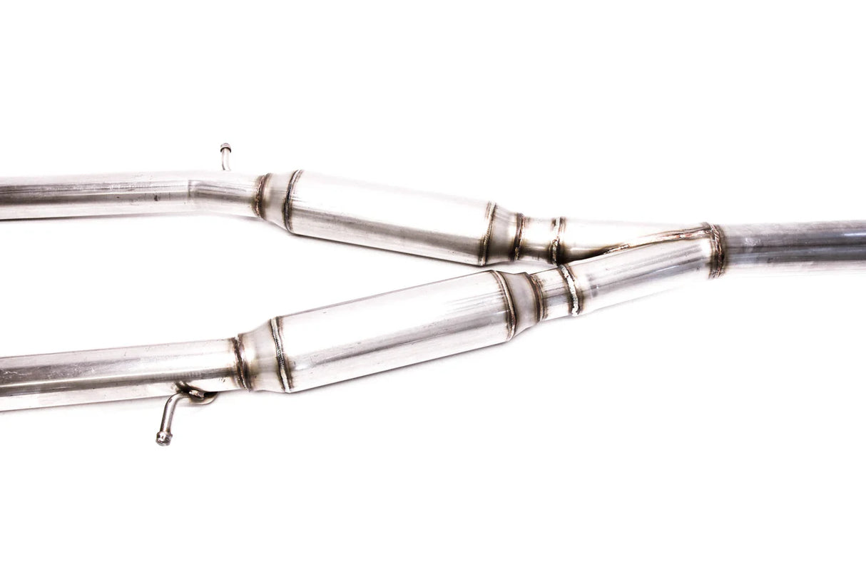 PLM® (16-24) Infiniti Q50/Q60 VR30DDTT 304SS 3" Catted Mid-Pipe Kit