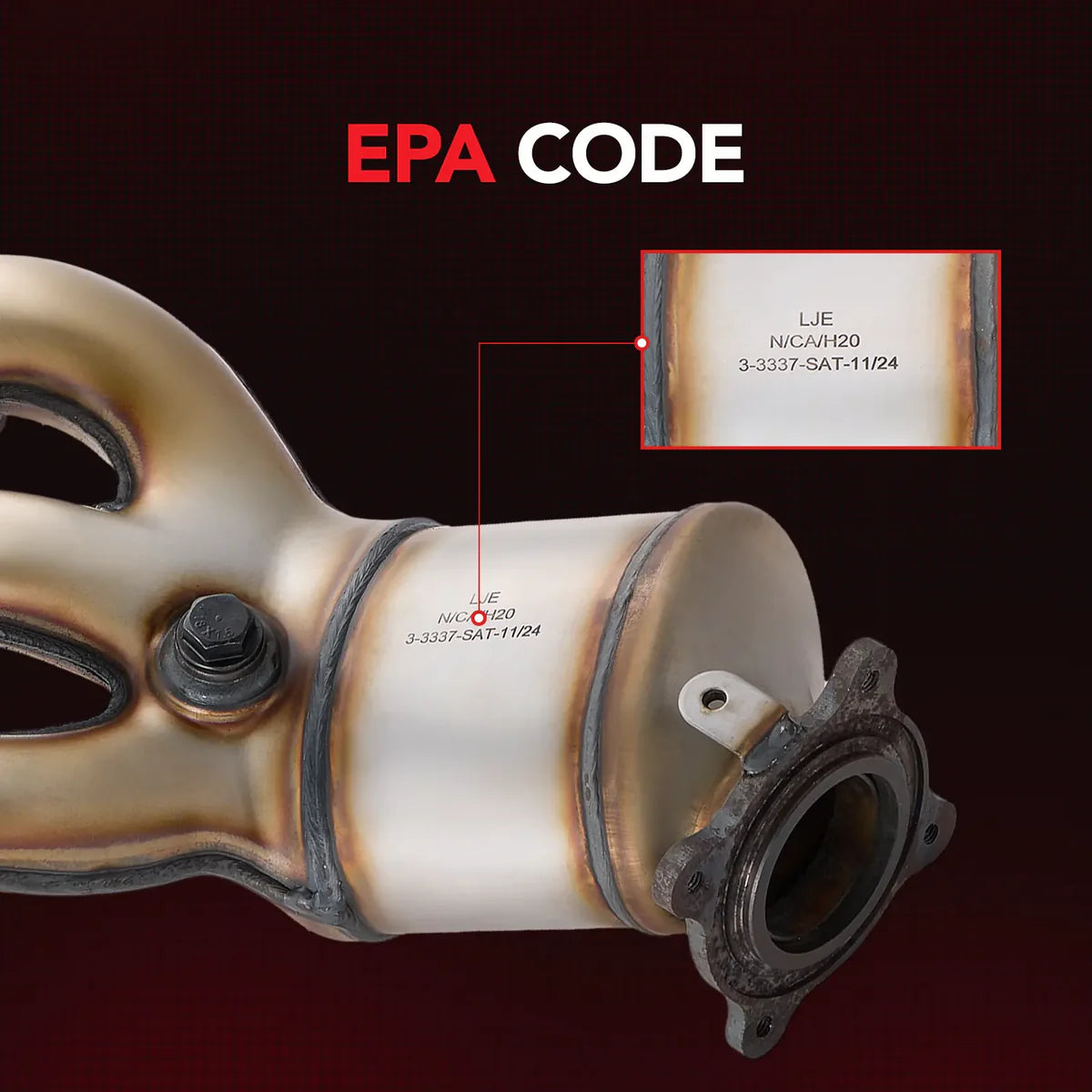 07-12 Volvo S80/V70/XC60/XC70 3.2L 200 Cell Catalytic Converters