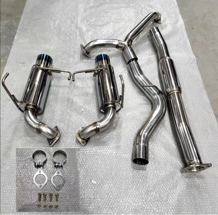 (08-14) Subaru Impreza WRX STI 304SS 3" Cat-Back Exhaust with 4" OD Burnt Tips