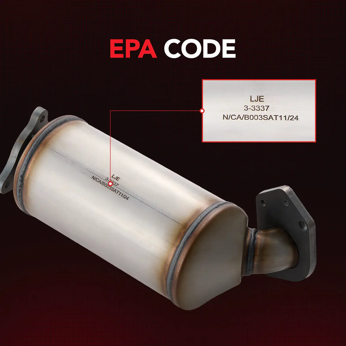 (13-16) Chevrolet Impala/Malibu 2.5L 409SS EPA Front Catalytic Converter