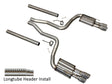 Speed Engineering® Chevy SS/Pontiac G8 304SS 3" Cat-Back Exhaust with Quad 4" OD Tips