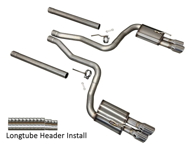 Speed Engineering® Chevy SS/Pontiac G8 304SS 3" Cat-Back Exhaust with Quad 4" OD Tips