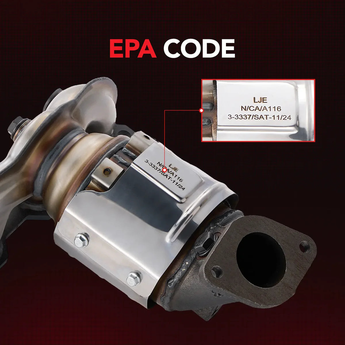 (10-13) Santa Fe/Sorento 2.4L EPA Direct Catalytic Converter