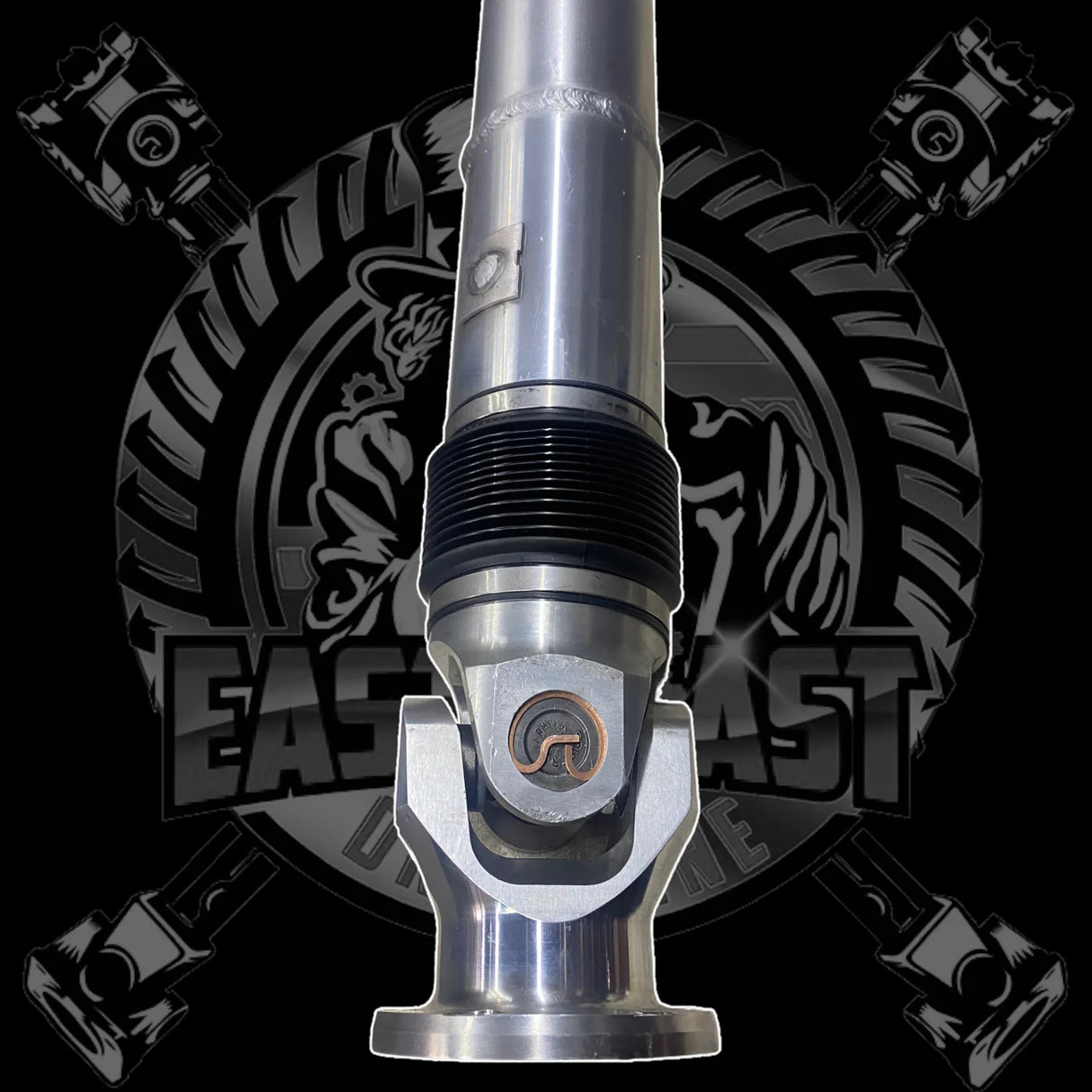 East Coast Driveline® (15-23) Charger/Challenger 8-Speed 8HP70/90 Driveshaft (7075-Т6 Aluminum Flange, 108mm CVJ conversion)