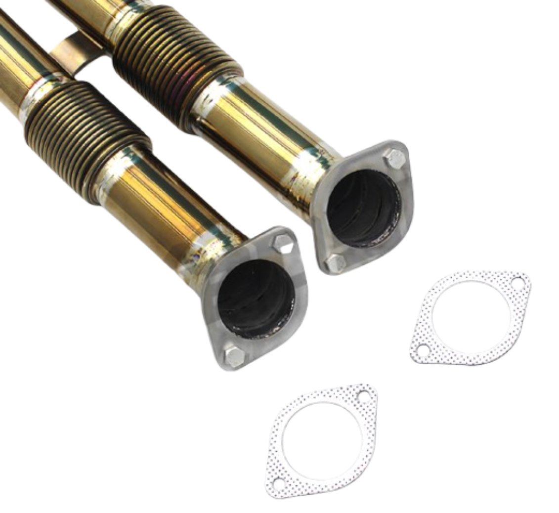 09-24 Nissan GT-R R35 3.8L VR38DETT Gold Titanium Cat Back Exhaust