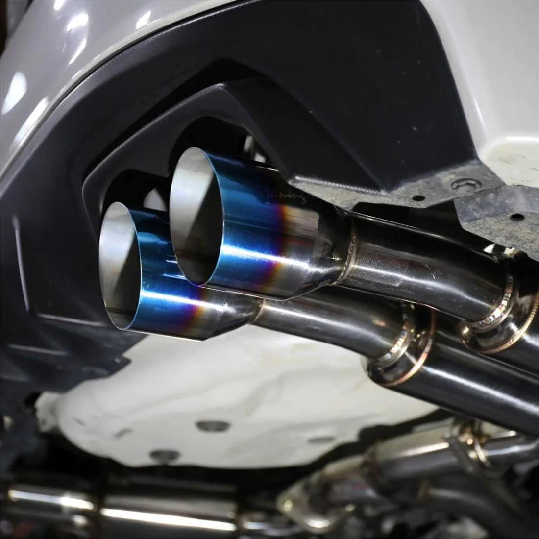 (15-21) Subaru WRX STI VA 3" Cat-Back Exhaust with Quad 4" Burnt Tips