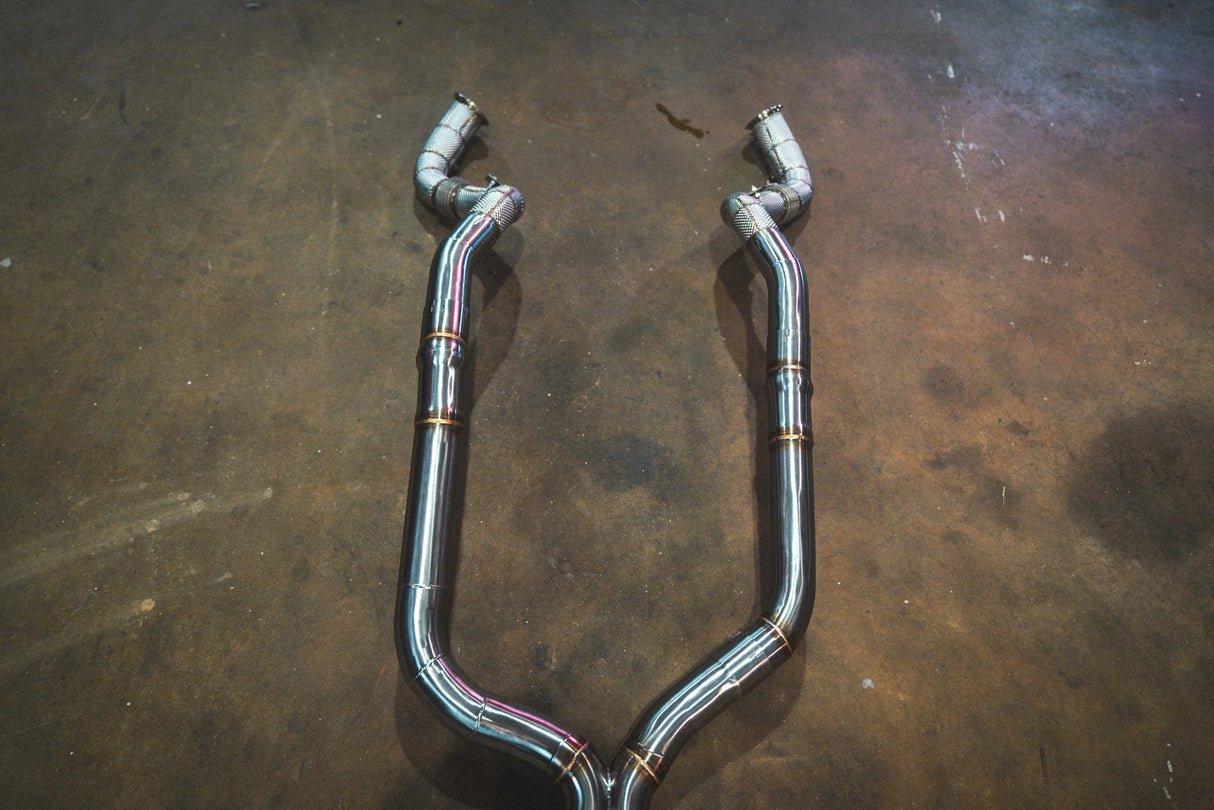 Valvetronic Designs® Alpina B8/BMW M850i G16 Valved Sport Cat-Back Exhaust with 4" OD Tips