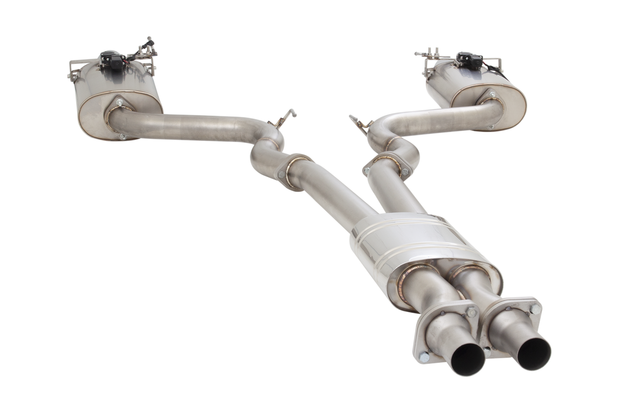 XForce (15-17) Mustang GT Fastback S550 304SS 3" Varex Valved Cat-Back Exhaust with 4" OD Tips