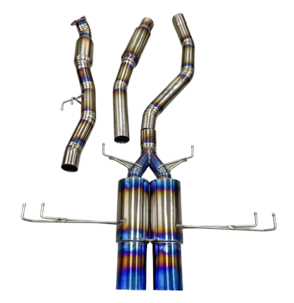 Honda Civic Type-R FL5 2.0L K20C1 Blue Titanium Cat-Back Exhaust 