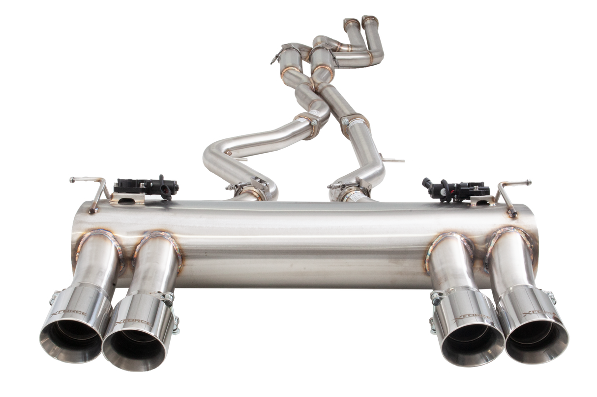 XForce (14-20) BMW M3/M4 F80/F82 Varex 304SS 3" Cat-Back Exhaust with Quad 4" OD Tips