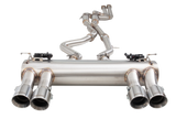 XForce (14-20) BMW M3/M4 F80/F82 Varex 304SS 3" Cat-Back Exhaust with Quad 4" OD Tips