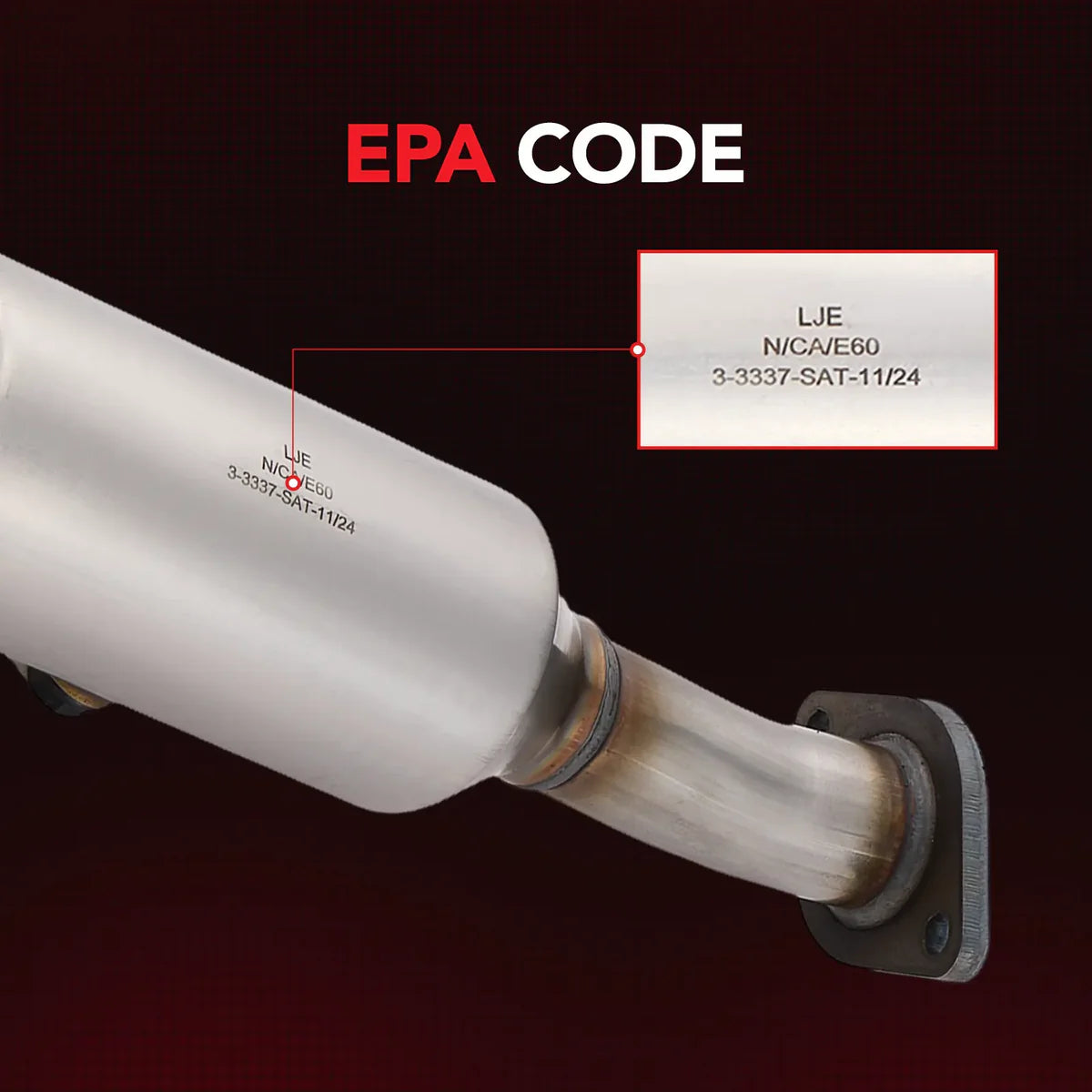 (03-11) Honda Element 2.4L 409SS EPA Catalytic Converter