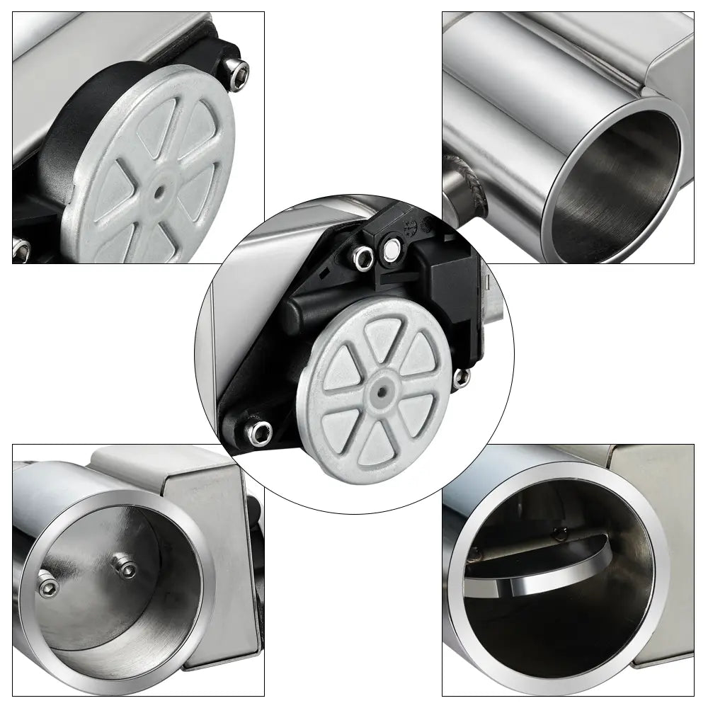 2" Dual Electric Exhaust Cutout Remote Kit with One Controller