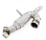 Kingman Speed® (19-23) Mercedes-Benz CLS53 M256 304SS 3" Down Pipe with Heat Wrap Layer