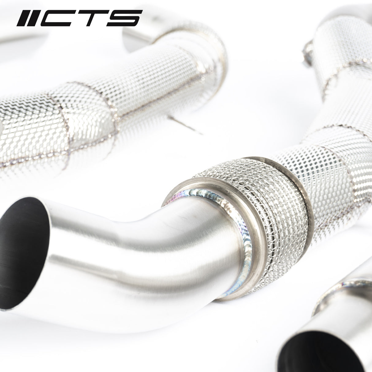 CTS Turbo® (12-19) Audi S6/S7/RS7 C7 4.0L 304SS 3" Catless Downpipe Set