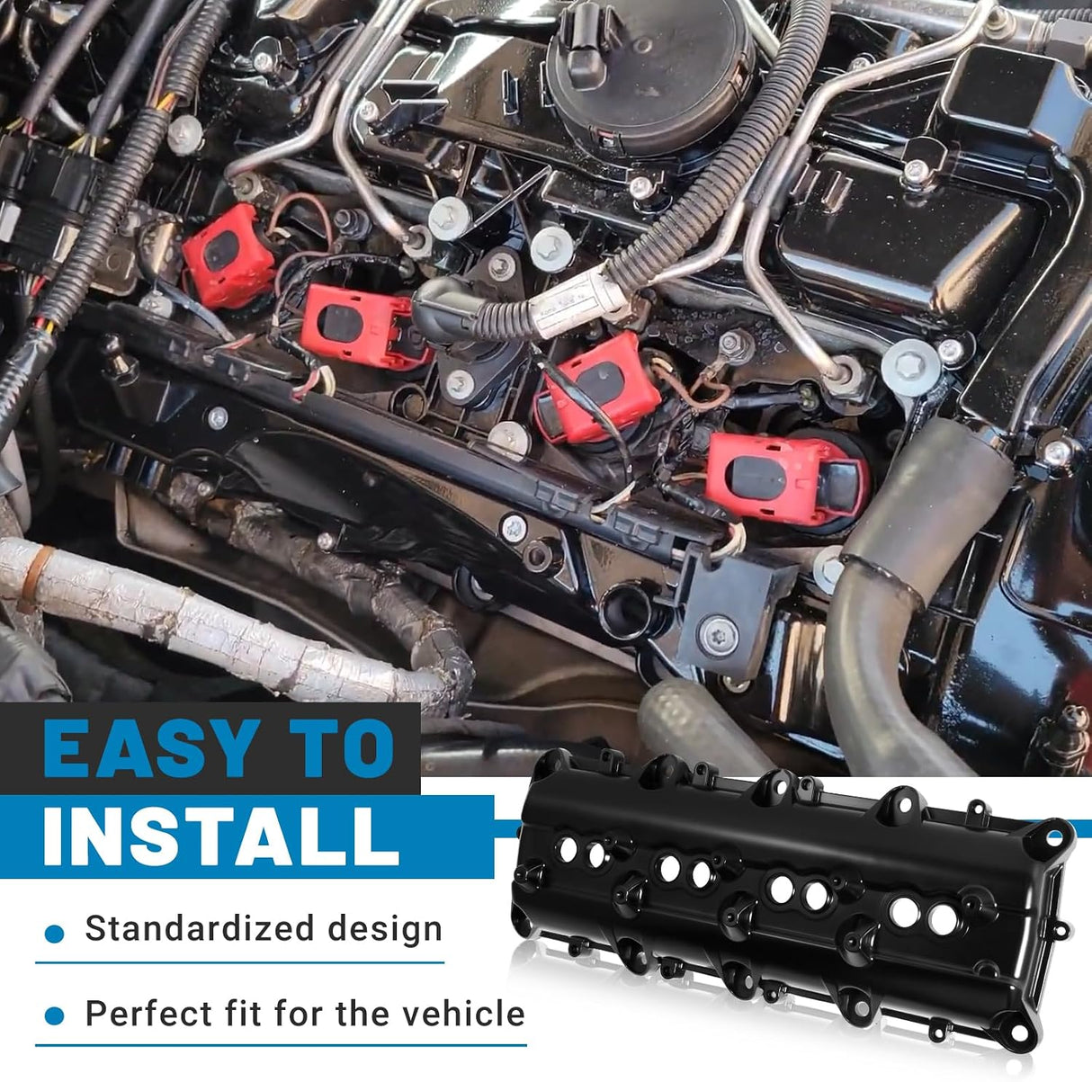 53022085AD Dodge/Jeep/RAM GEN III HEMI Aluminum Valve Covers