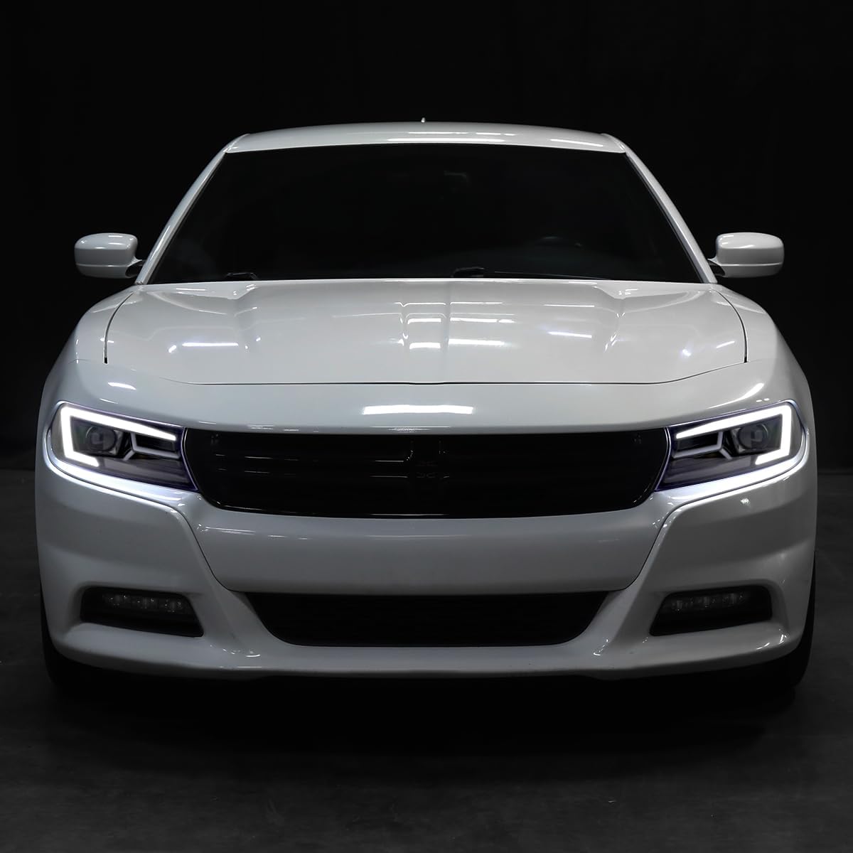 Dodge Charger Head Lights with LED Sequential Turn Signals Halogen