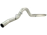 aFe MACHForce XP 5in DPF-Back Stainless Steel Exh Sys, No tip, Ford Diesel Trucks 08-10 V8-6.4L