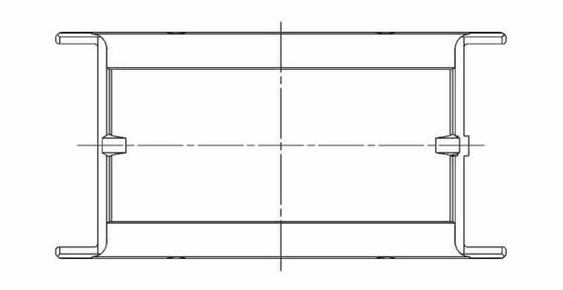 ACL Chevy V8 396/402/427/454 Race Series Std Size 0.080in Narrowed Main Bearing Set - CT-1 Coated