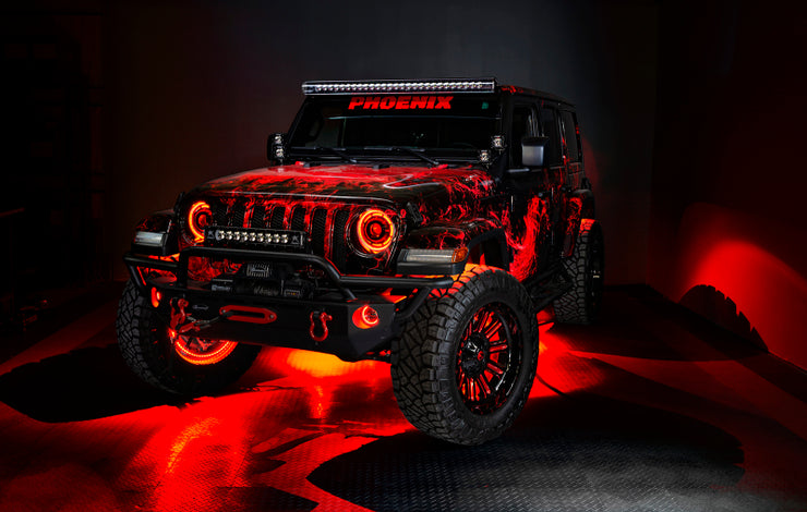 Oracle Jeep Wrangler JL/JT Sport High Performance W LED Fog Lights - ColorSHIFT w/o Controller