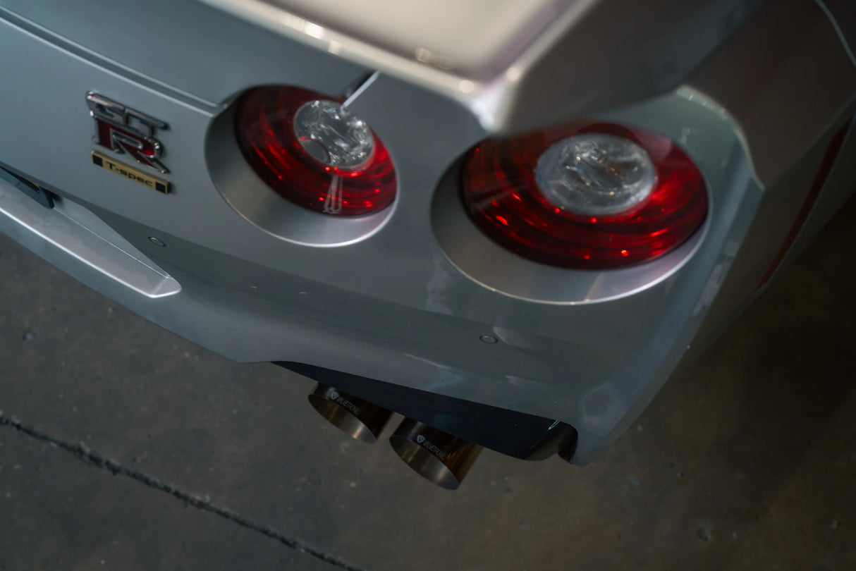 Valvetronic Designs® Nissan GT-R R35 Titanium Cat-Back Exhaust with 4" OD Tips