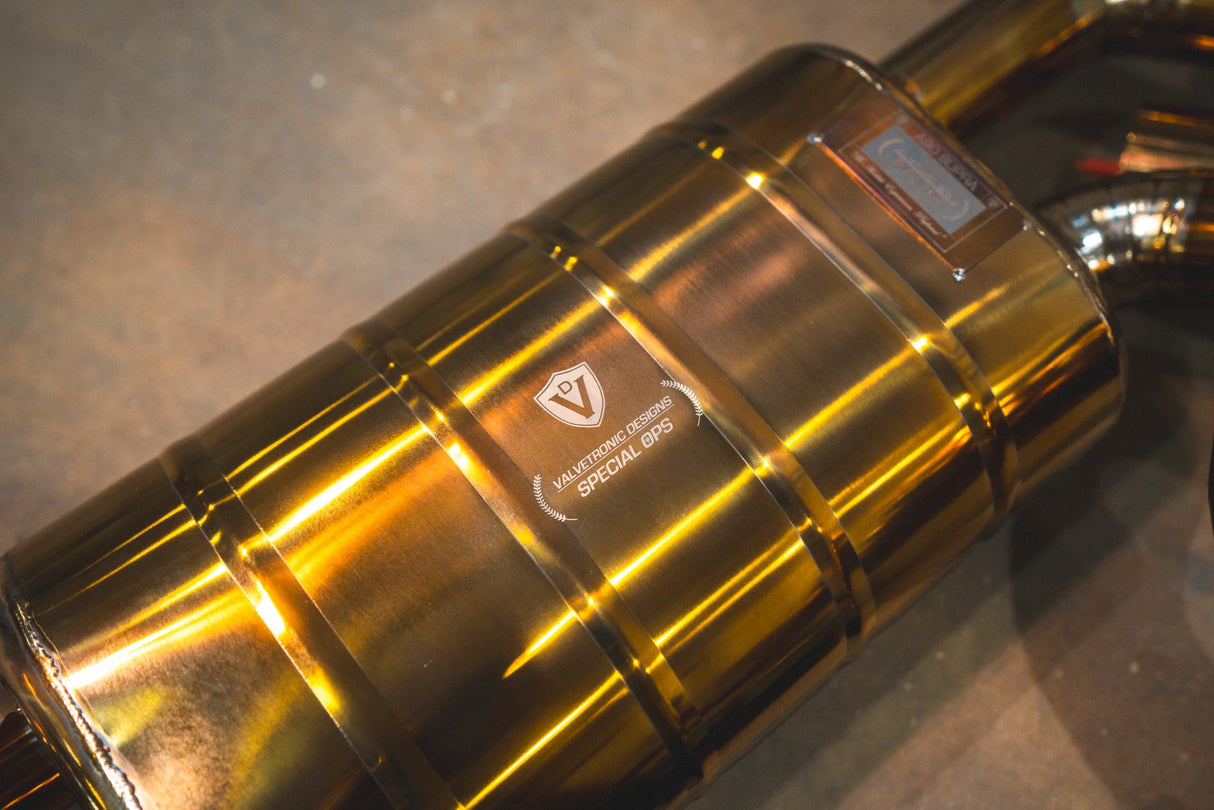 Valvetronic Designs® Toyota GR Supra A90/A91 Valved Sport Cat-Back Exhaust with 4" OD Tips