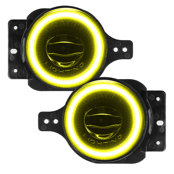 Oracle Jeep Wrangler JL/JT Sport High Performance W LED Fog Lights - ColorSHIFT w/o Controller