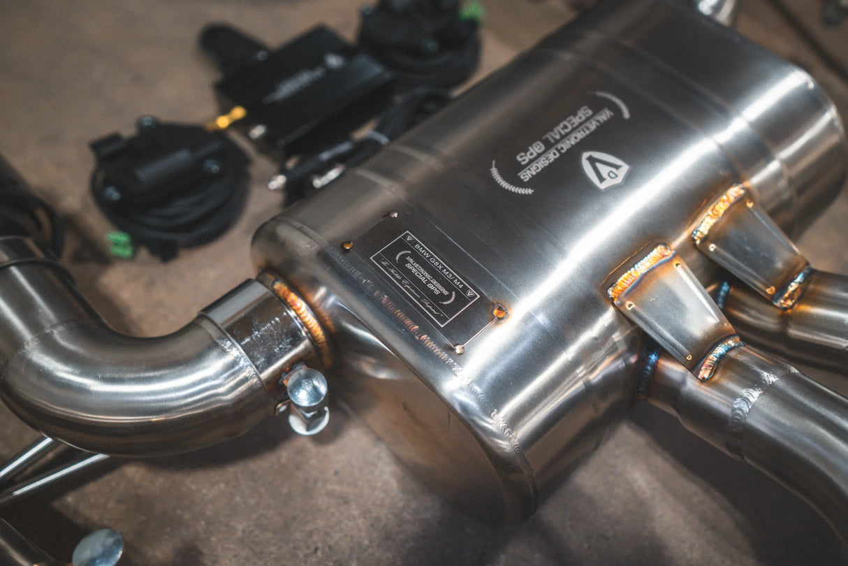 Valvetronic Designs® (20-25) BMW M3/M4 G8x Valved Sport Cat-Back Exhaust with 4" OD Tips